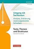 Alles zu Anleitung: Textanalyse, Erörterung, etc.