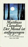 Alles zu Matthias Claudius  - Das Abendlied