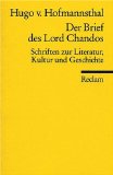 Alles zu Hugo von Hofmannsthal  - Chandos-Brief
